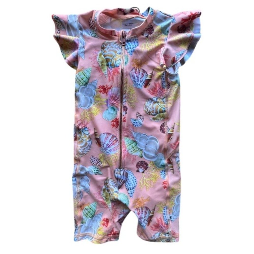 MOLO Nolu One-piece Rashguard Swimsuit in Pink